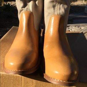 Matisse Coachella brown/tan boots NIB 8B leather